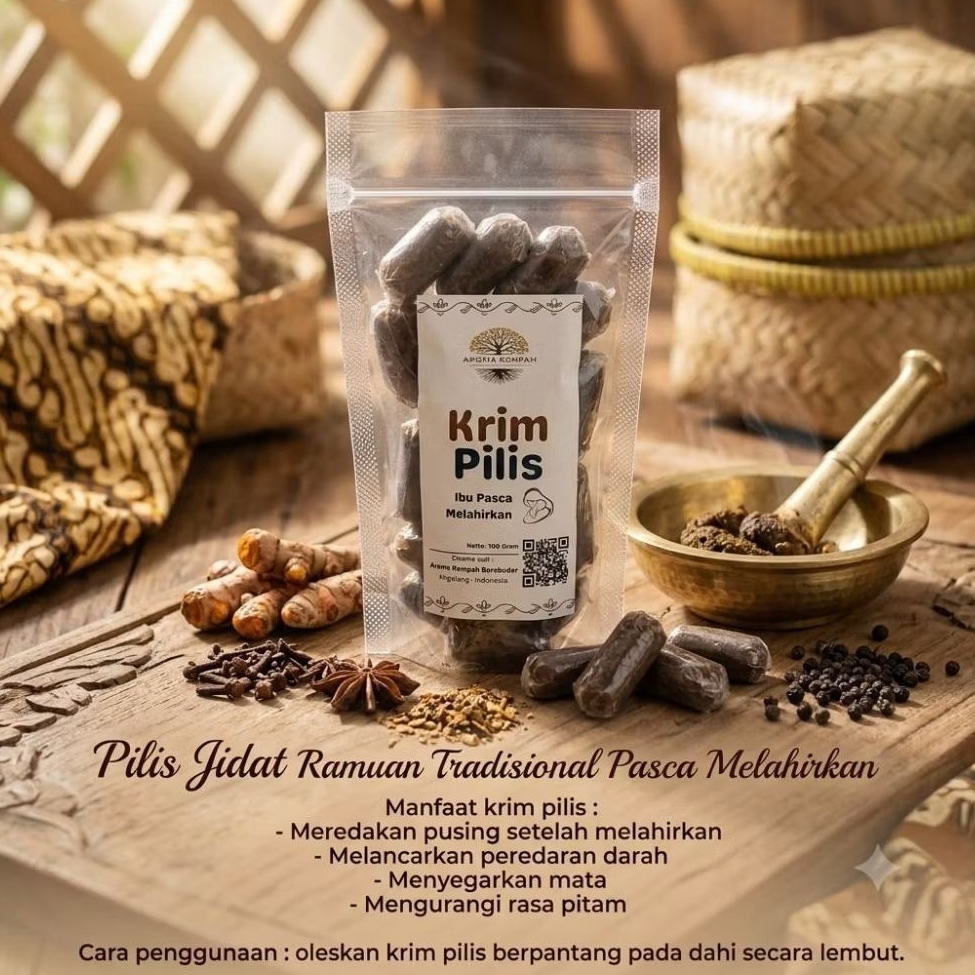 Pilis Jidat Ramuan Tradisional Pasca Melahirkan