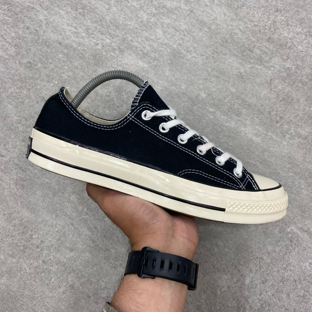 [Size 41.5] Converse Chuck Taylor All Star 70S Low Black White Second Original Kondisi Mulus Nominus