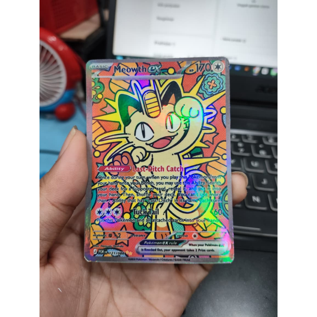 TCG Kartu Pokemon Meowth EX Lillie's Clefairy EX Greninja EX Pikachu EX Charizard EX Pikachu Reshira