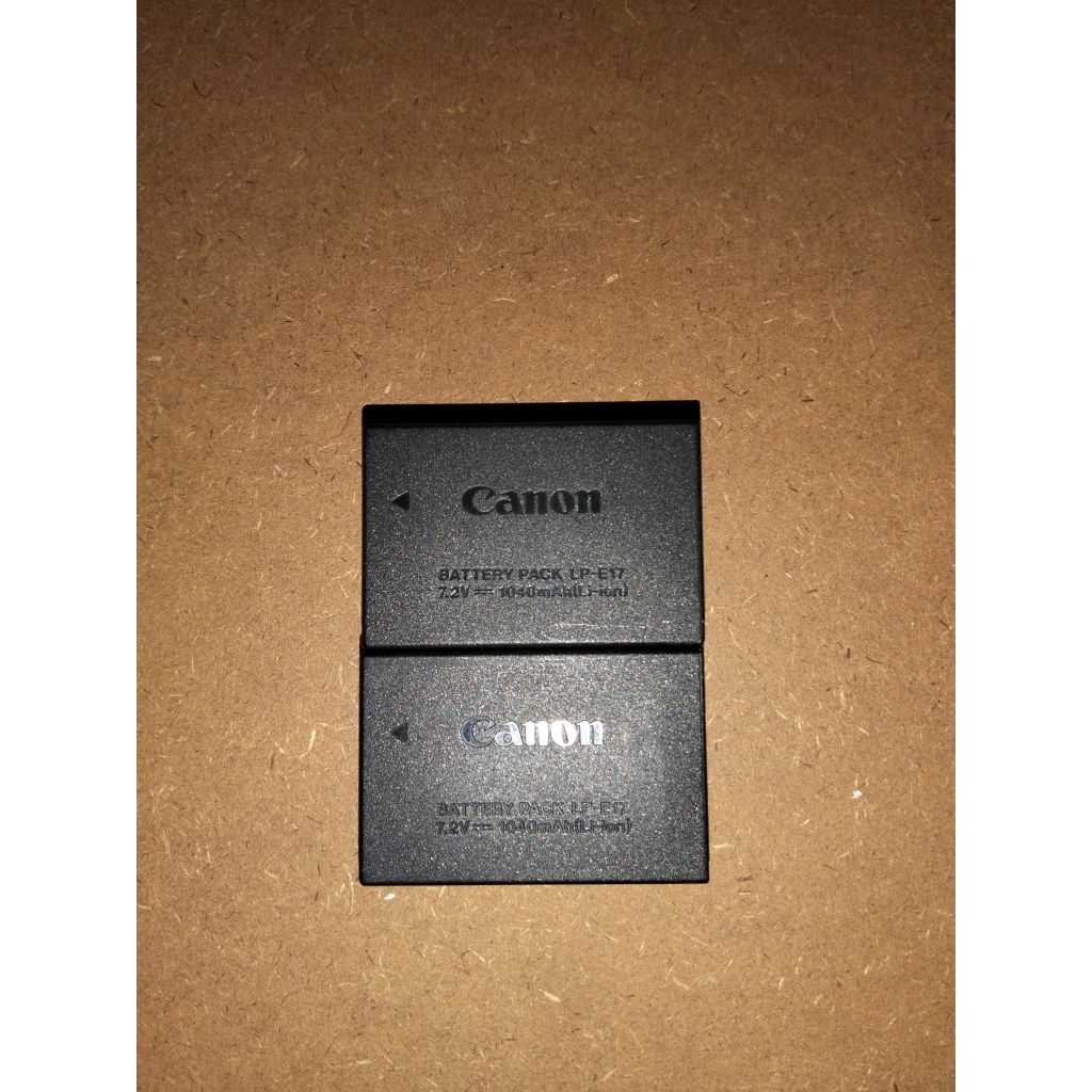 battery pack LP-E17 SECOND 2PCS