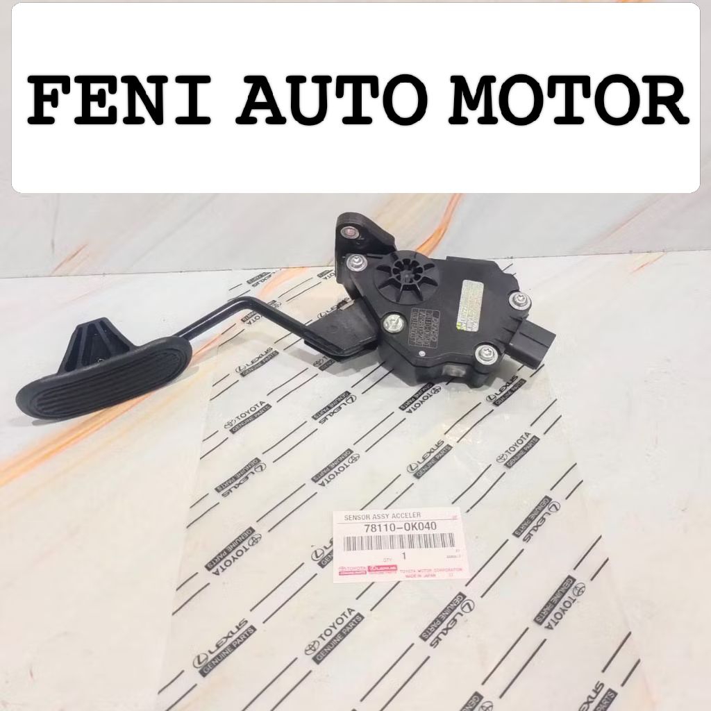 Pedal gas sensor gas innova fortuner hilux 78110- 0k040 asli