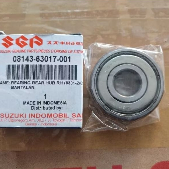 BEARING LAHER 6301 RODA BELAKANG KANAN ORIGINAL SGP 08143-63017-001