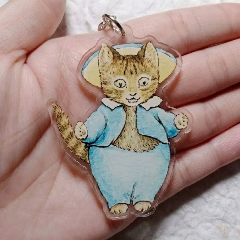 ganci Tom Kitten Peter Rabbit keychain gantungan kunci Tom Kitten Peter Rabbit