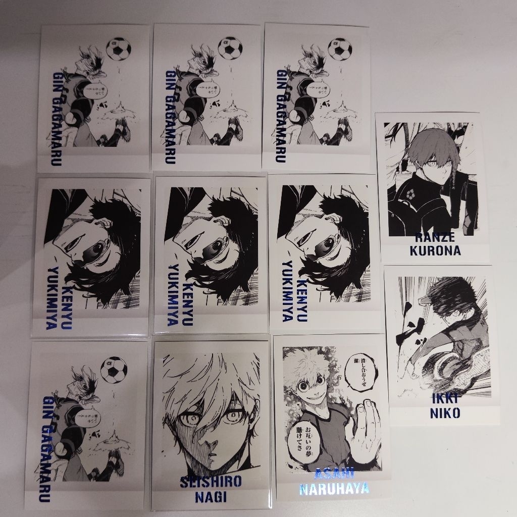 BLUELOCK EXHIBITION PASHAKORE (Isagi, Yukimiya, Nagi, Bachira, Kurona, Naruhaya, Kira, Niko, Gagamar