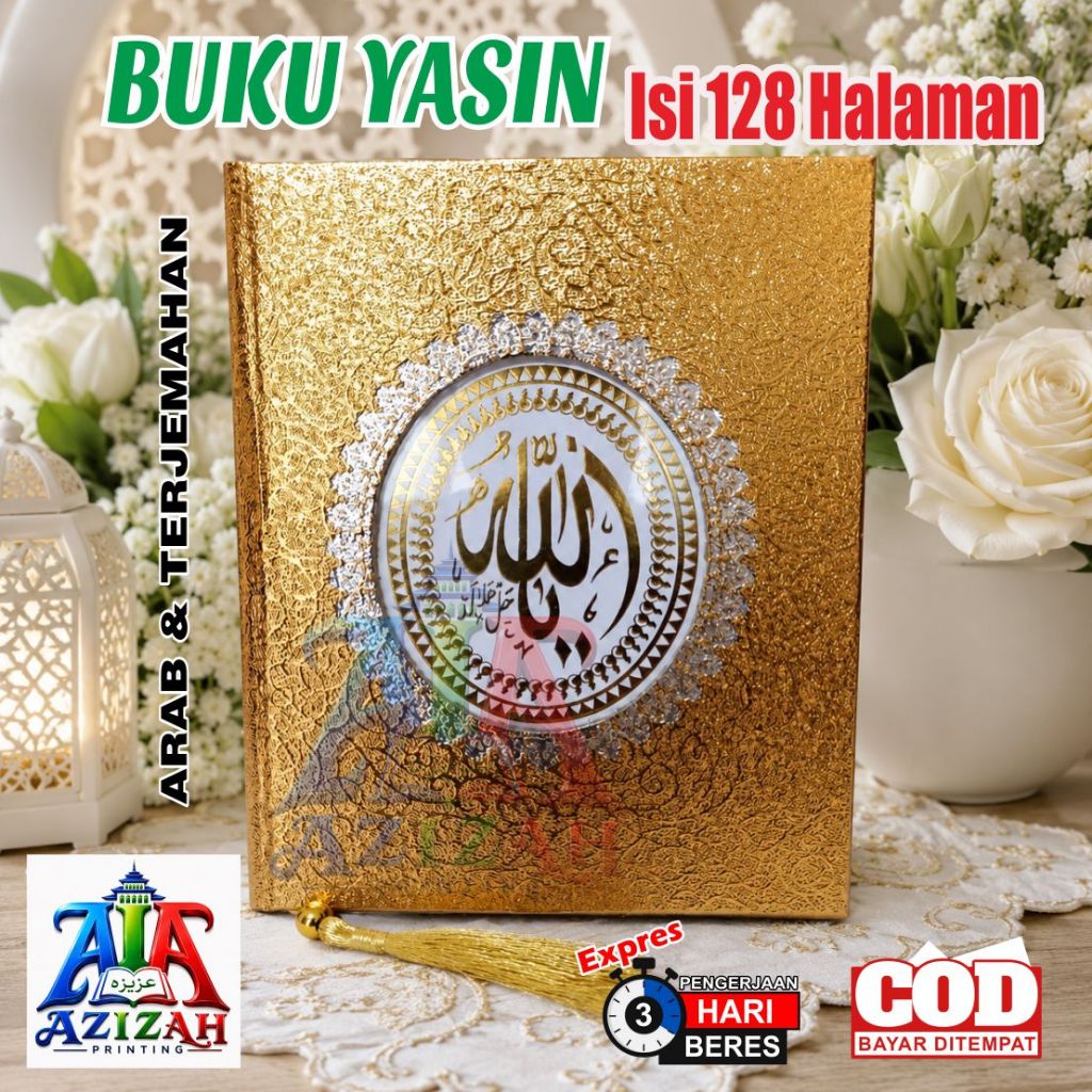 Buku Yasin dan Tahlil I hardcover MQ 128 Halaman