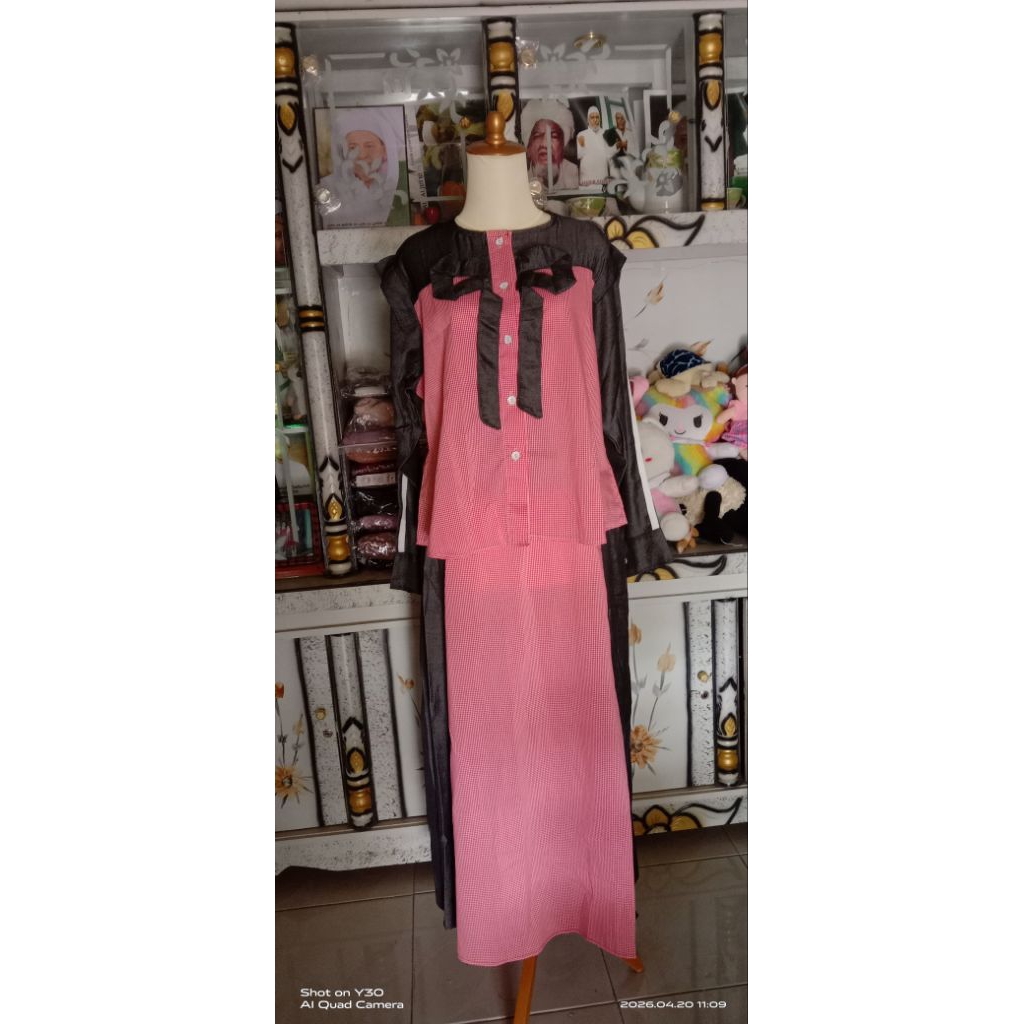 Baju Setelan Gamis Lengan Panjang LUNA