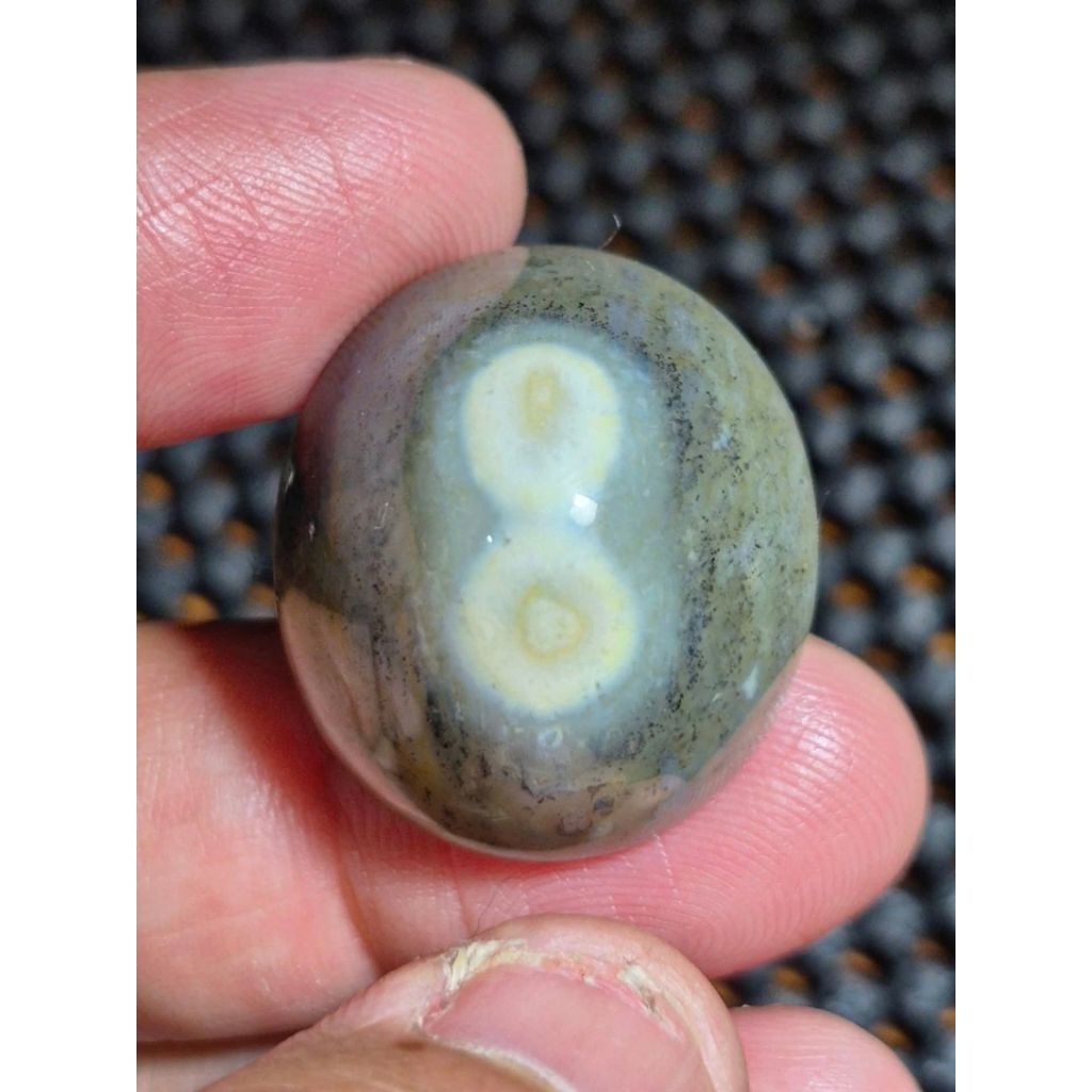 Natural batu akik angka 8