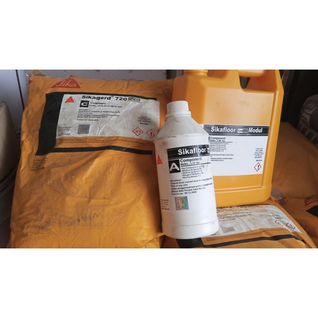 Sikagard 720 epocem hc 3k Epoxy Cement sealing mortal