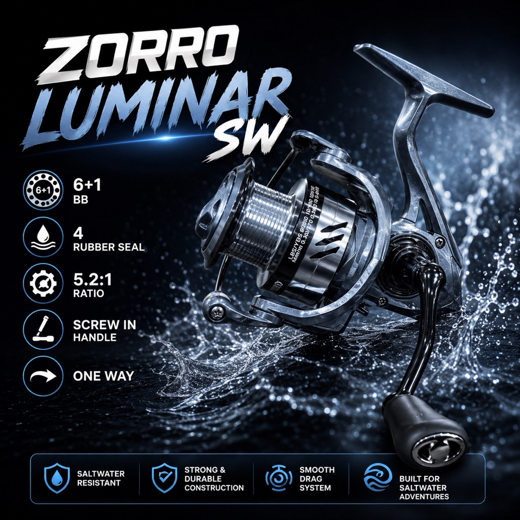 reel SW zorro luminar power handle