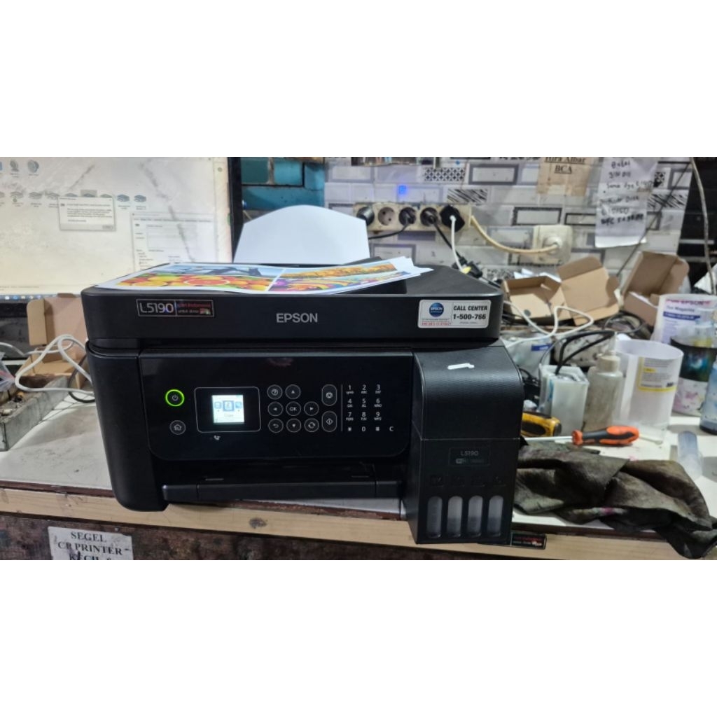 Printer epson L5190 second bergaransi  support WIFI bisa scan F4 lewat adf