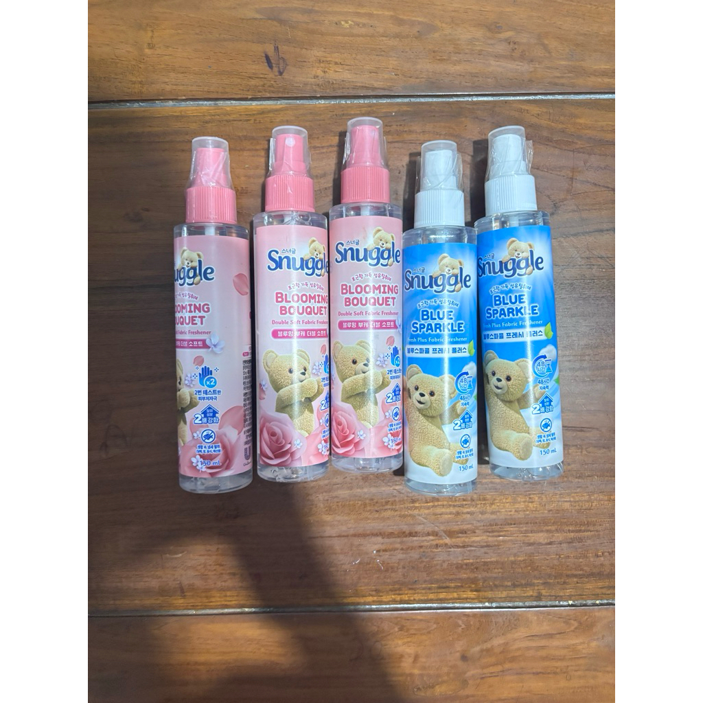 READYSTOCK SNUGGLE BLUE SPARKLE PLUS BLOOMING BOUQUET PERFUME CARMEN H2H WONHEE ILLIT