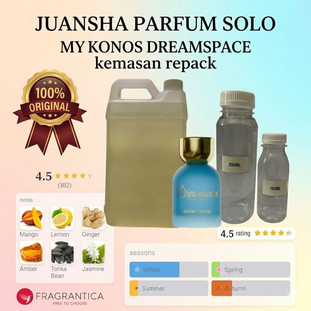 JPS / MYKONOS / DREAMSPACE  /KEMASAN REPACK /BIBIT MURNI 100%