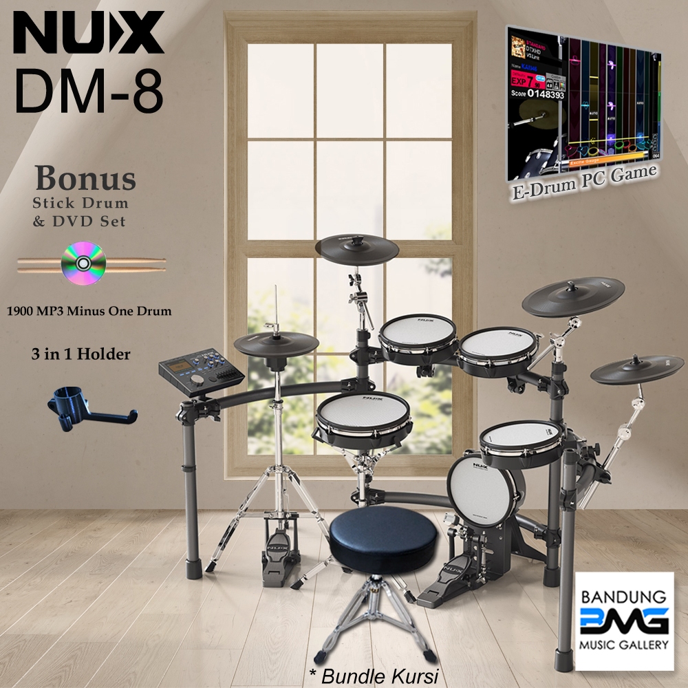 NUX DM 8 Drum Elektrik / DM8 / DM-8 Electric Drum