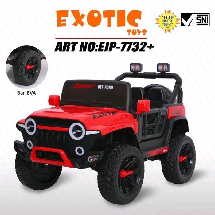 Mainan Mobil Aki Exotic Ejp-7732+ Ban Karet