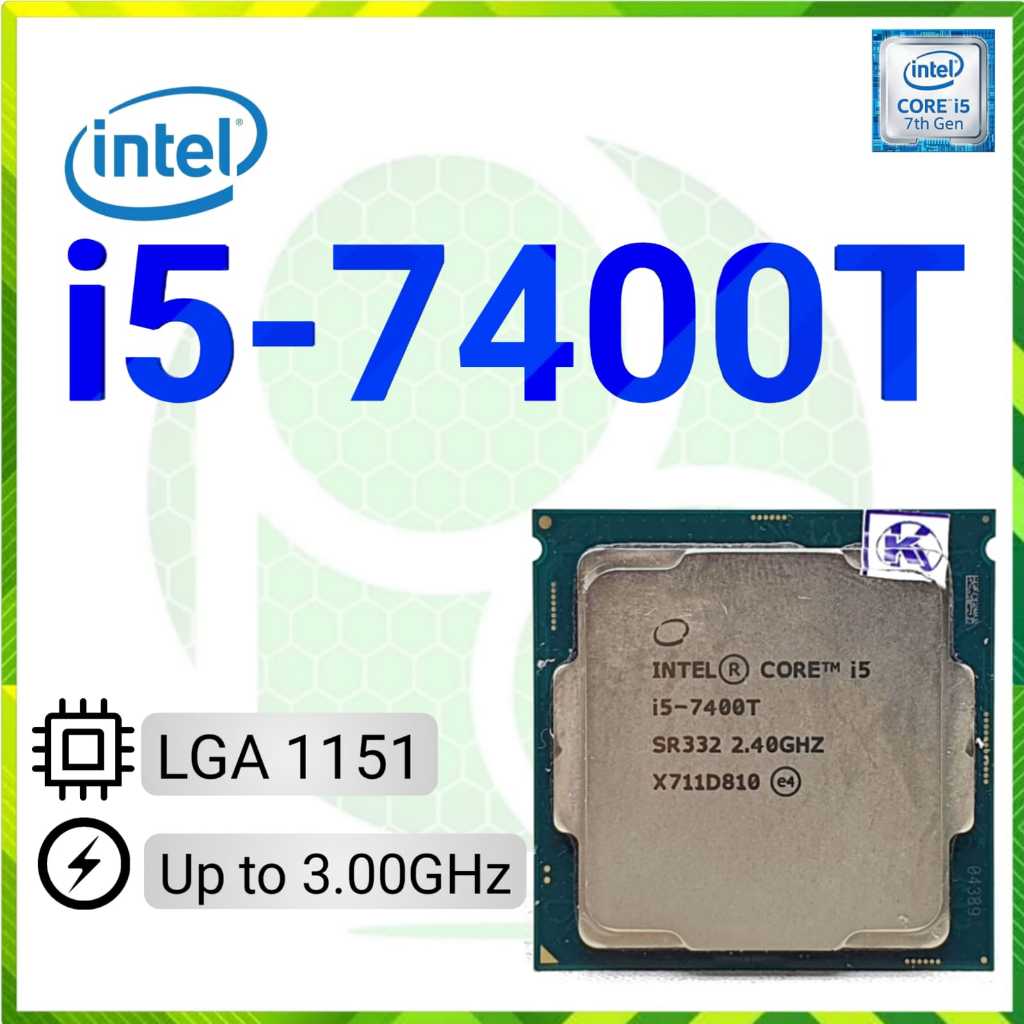 Intel Core i5 7400T up to 3.00GHz - Processor Prosesor CPU i5 7400 T