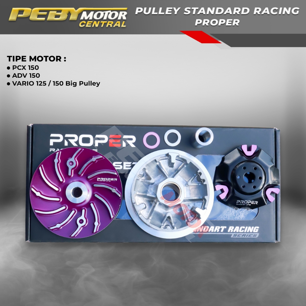 Pulley Set Standard Racing PROPER Pcx Adv 150 Vario 125 150 Big Pulley