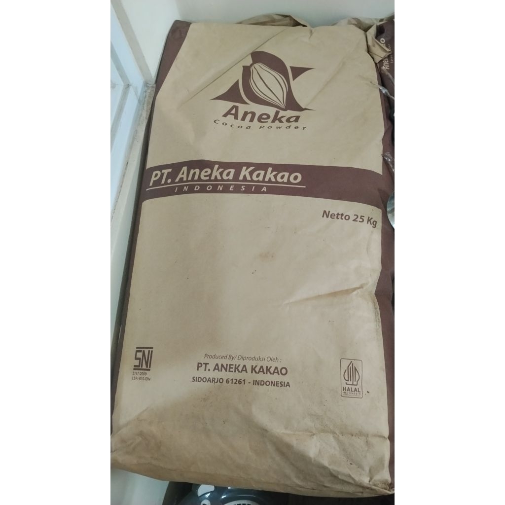 ANEKA KAKAO AK 902 Semi Black Kemasan Sak 25 Kg | Cokelat Bubuk Powder ANEKA KAKAO AK 902 Semi Black