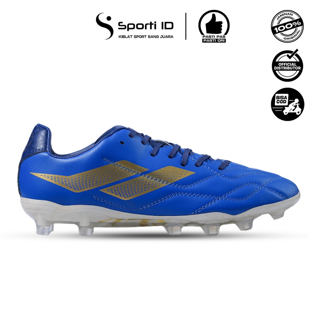 Sepatu Bola Mills Enzo FG - Estate Blue Gold 930WCFR Original