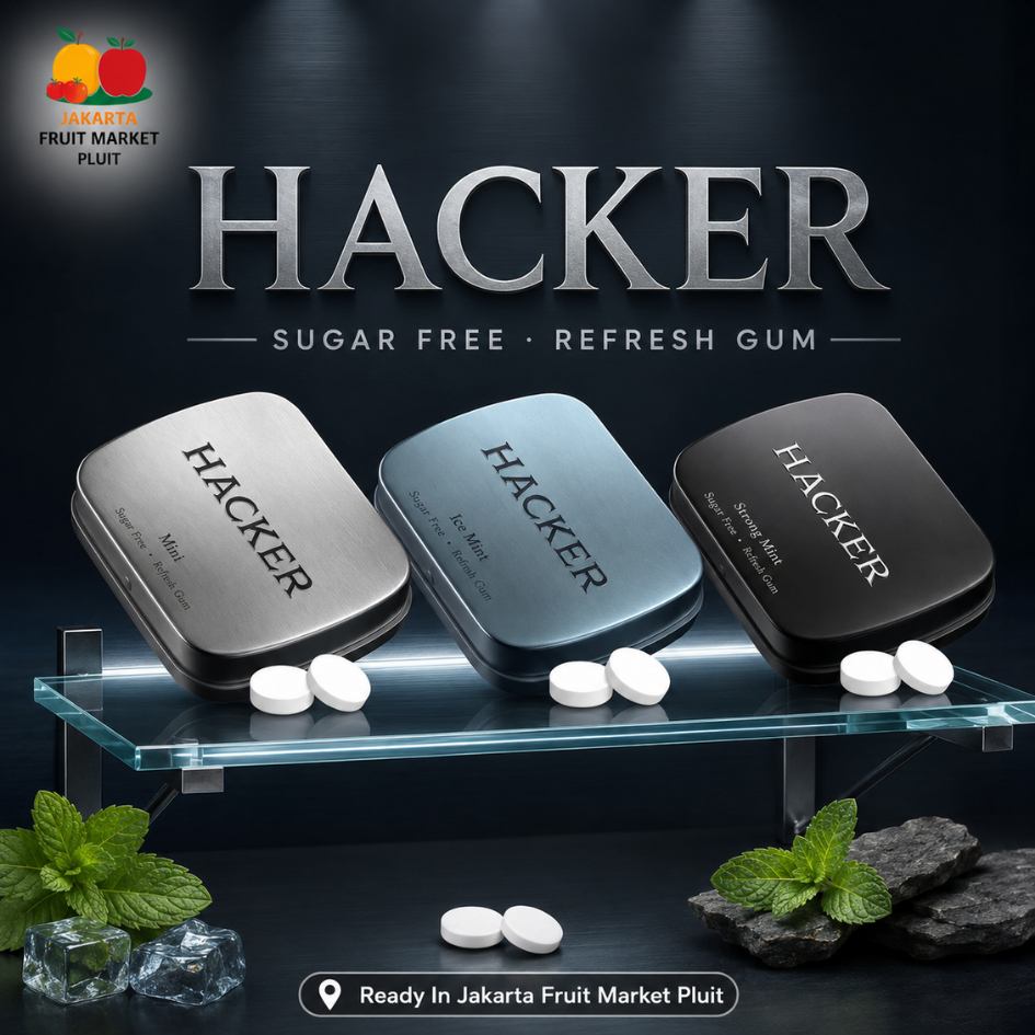PERMEN MINT HACKER FRESH, FREE SUGAR 16G
