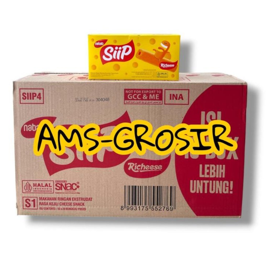 NABATI SIIP BOX 500 KEJU DUS ( 15 BOX )