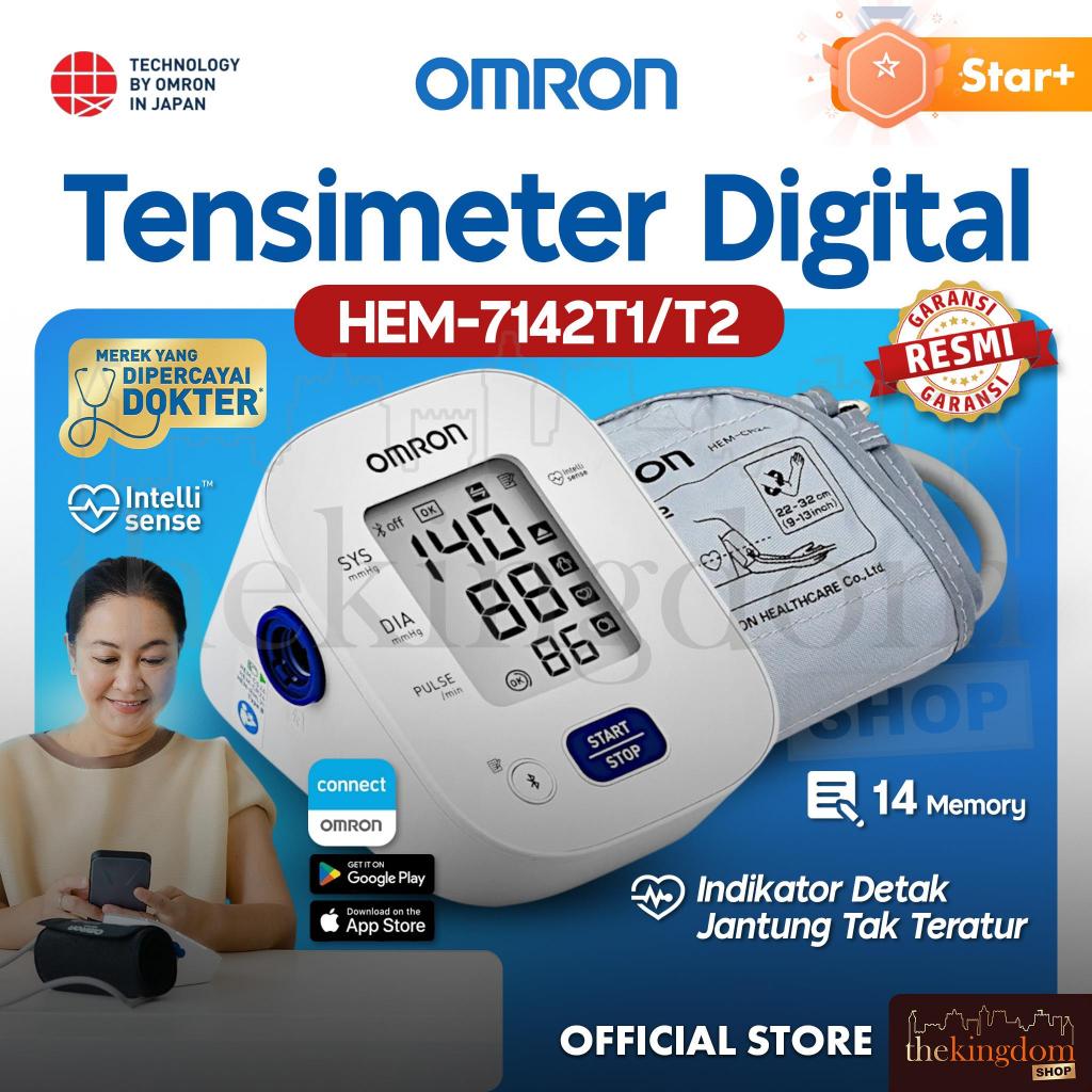 Omron HEM-7142T1 7142T2 Tensimeter Digital 7142T-1 Tensi 7142 Tekanan Darah T1 T2