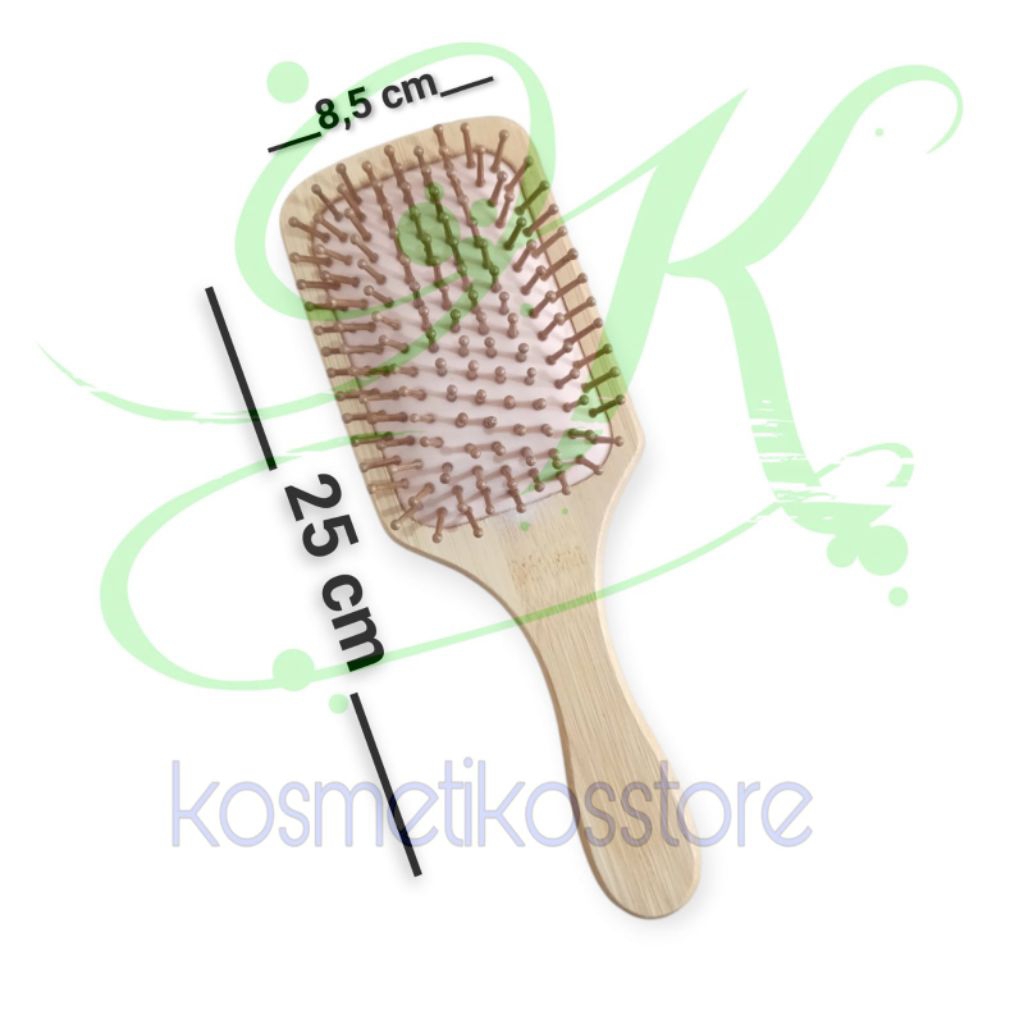 Sisir Sikat / Sisir Kayu Anti Kusut / Wet Comb