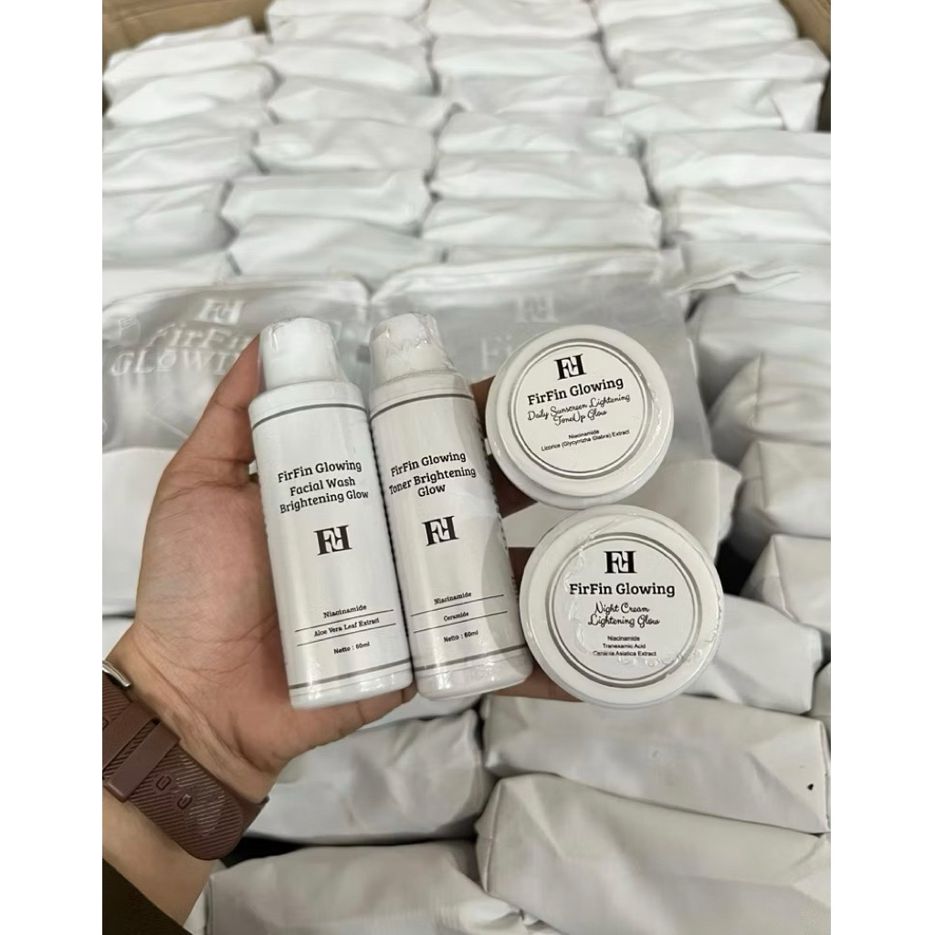 Firfin Glowing Cream - Mencerahkan, Jerawat, Kulit Sensitif
