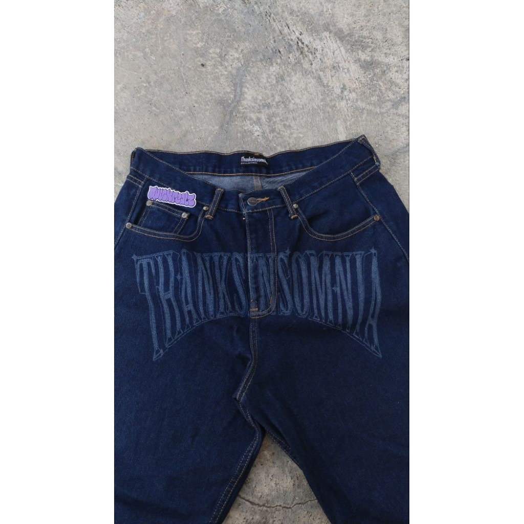Denim Pants Draelle Arch Indigo Blue Thanksinsomnia
