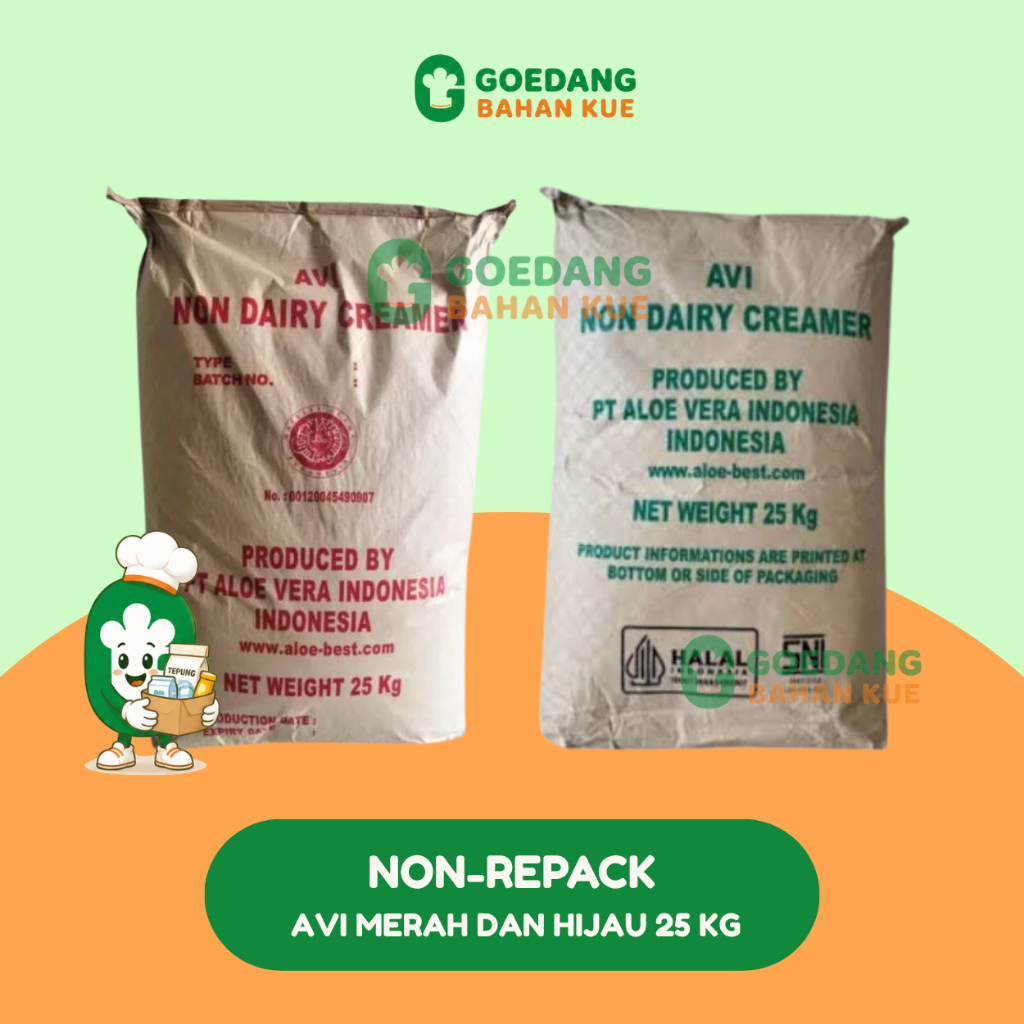 [SAK = 25KG] BUBUK CREAMER NON DAIRY AVI / BUBUK KREAMER / KRIMER 25KG (SAK)