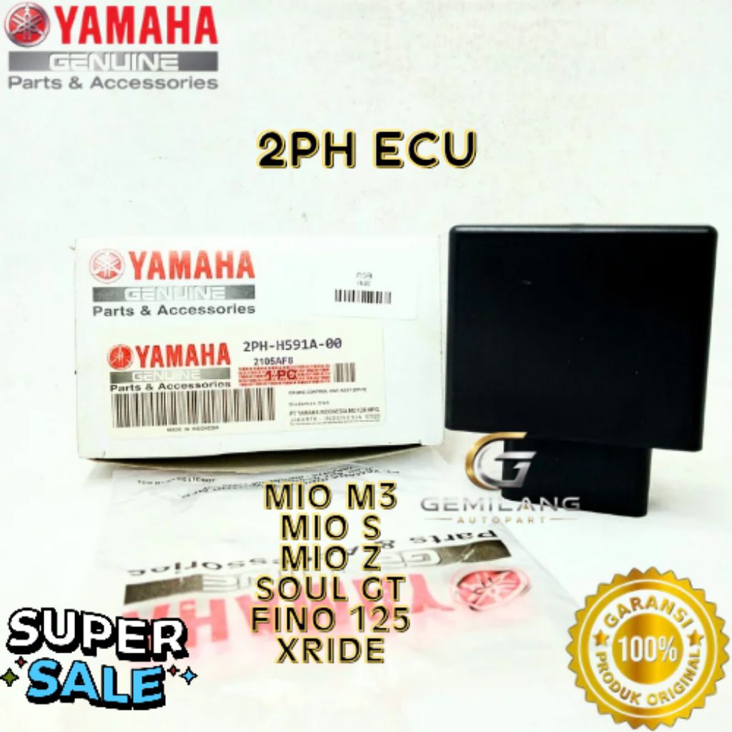 ECU KODE 2PH, ECU MIO M3, ECU MIO S, ECU MIO Z, ECU SOUL GT, ECU FINO 125, ECU XRIDE