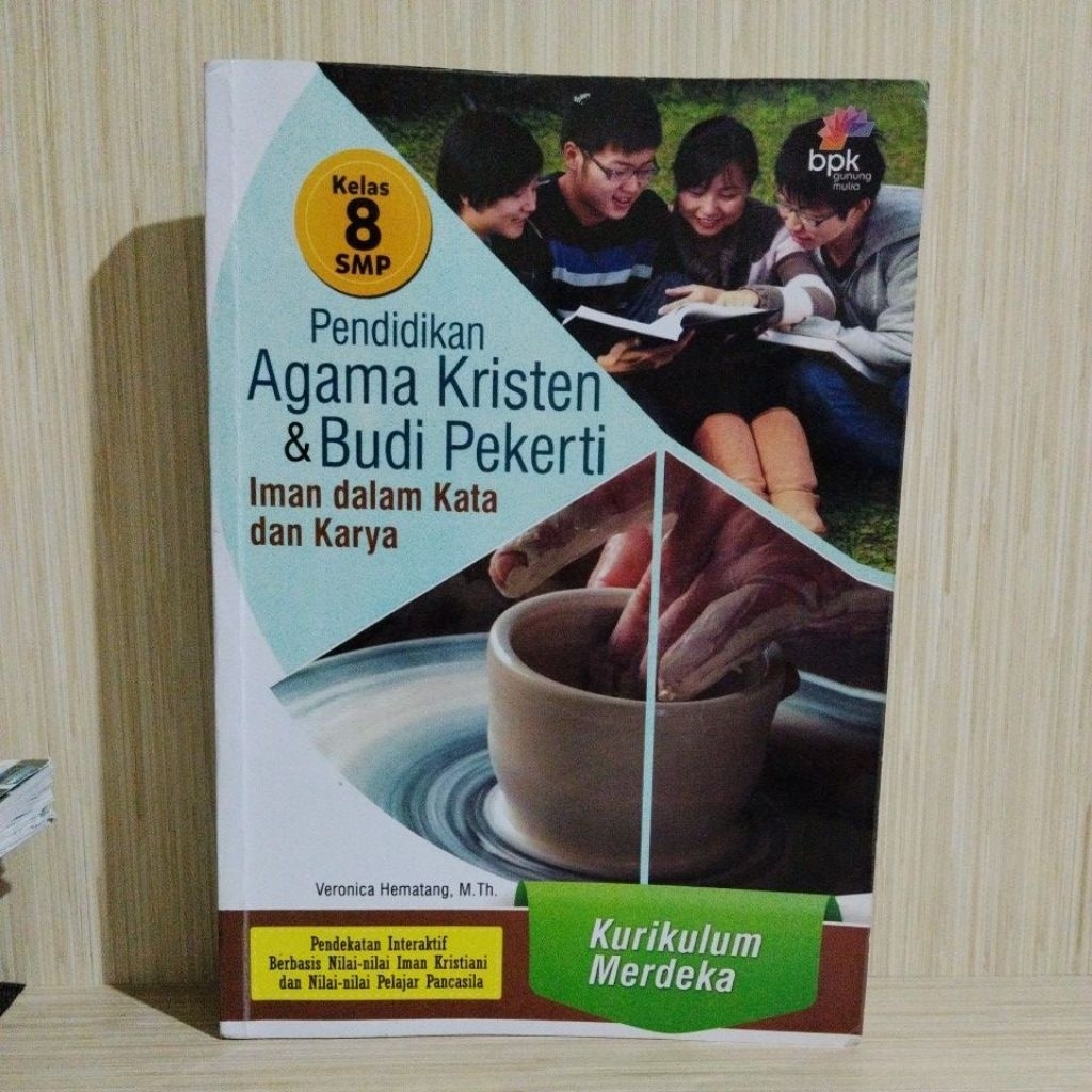 Buku Agama Kristen kelas 8 Kurikulum Merdeka