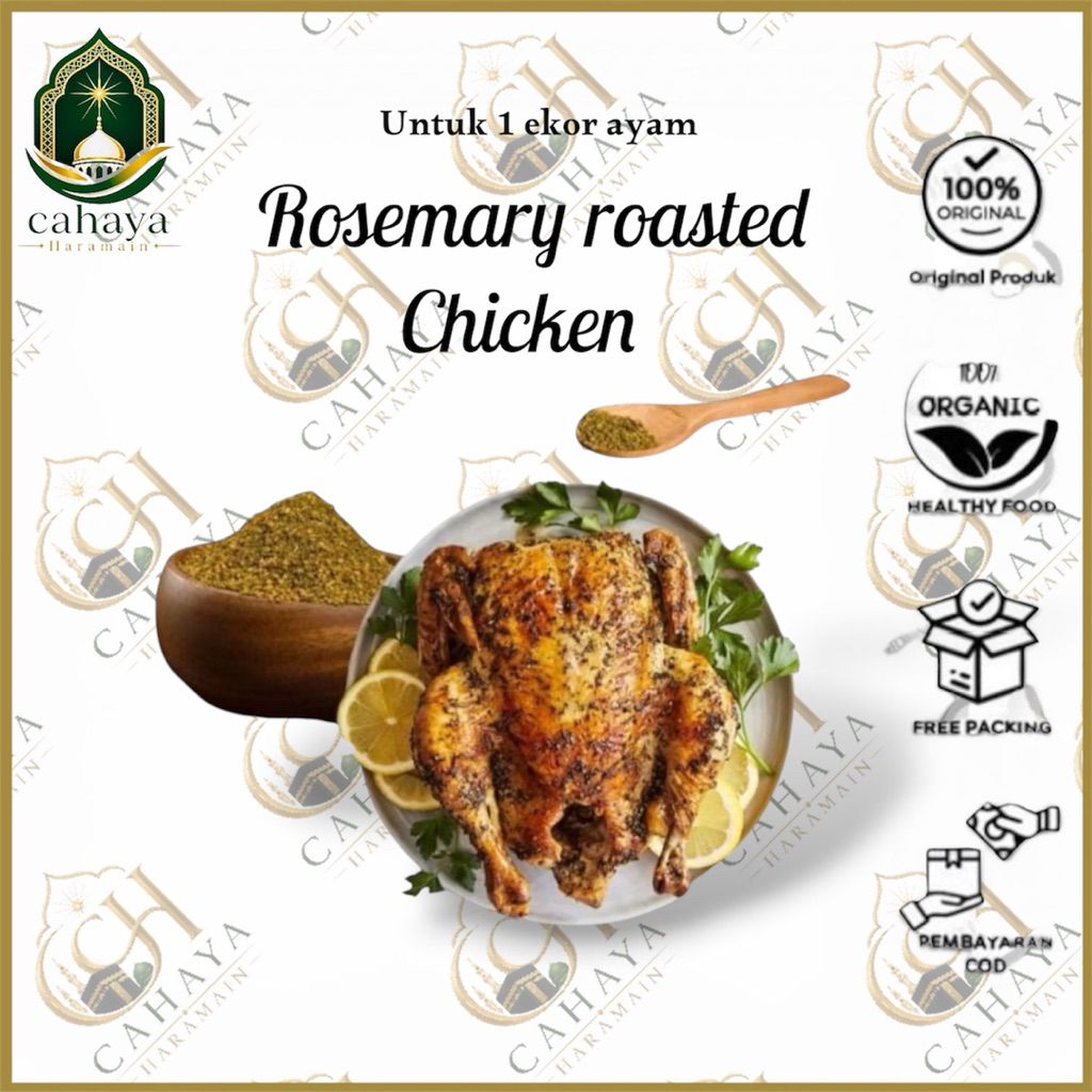 Bumbu Rosemary Roasted Chicken Premium 100gr | Marinasi Ayam Panggang Aroma Rosemary | Bumbu Ayam Ov