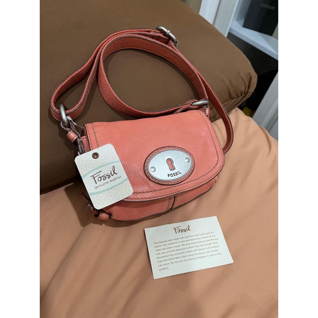 Fossil Maddox Small Flap Rose