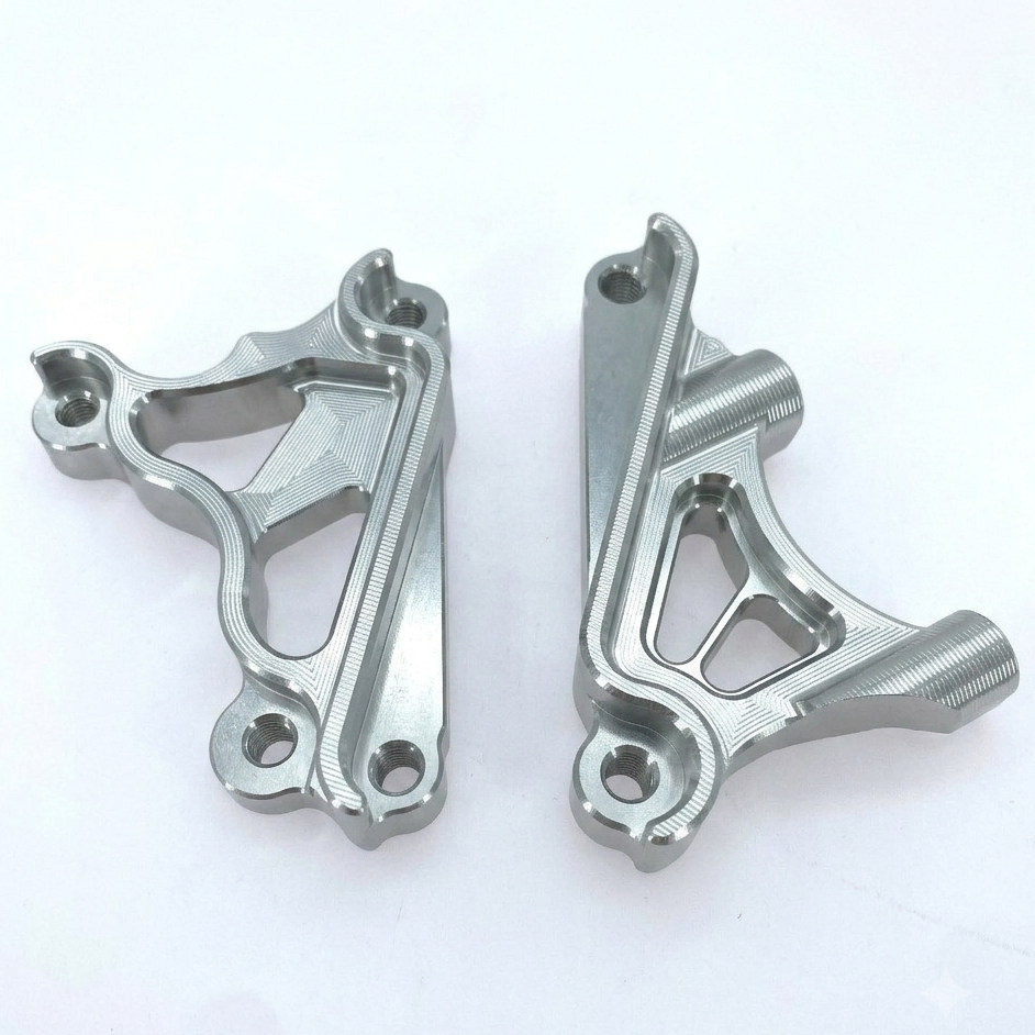 Bracket Kaliper 2P Pitch 60mm 84mm Shock RRGS Ukuran Disc 220mm Almunium CNC
