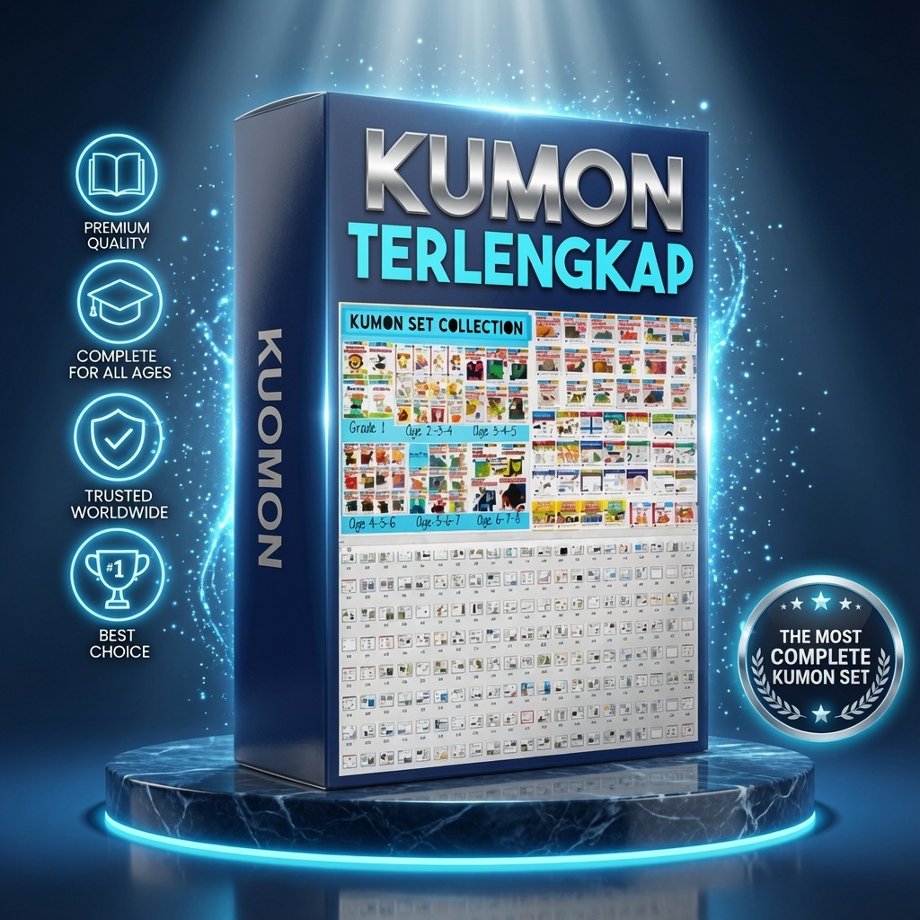 E-COURSE KUMON LENGKAP | Paket Pembelajaran Anak SD | Media Belajar Anak & Guru