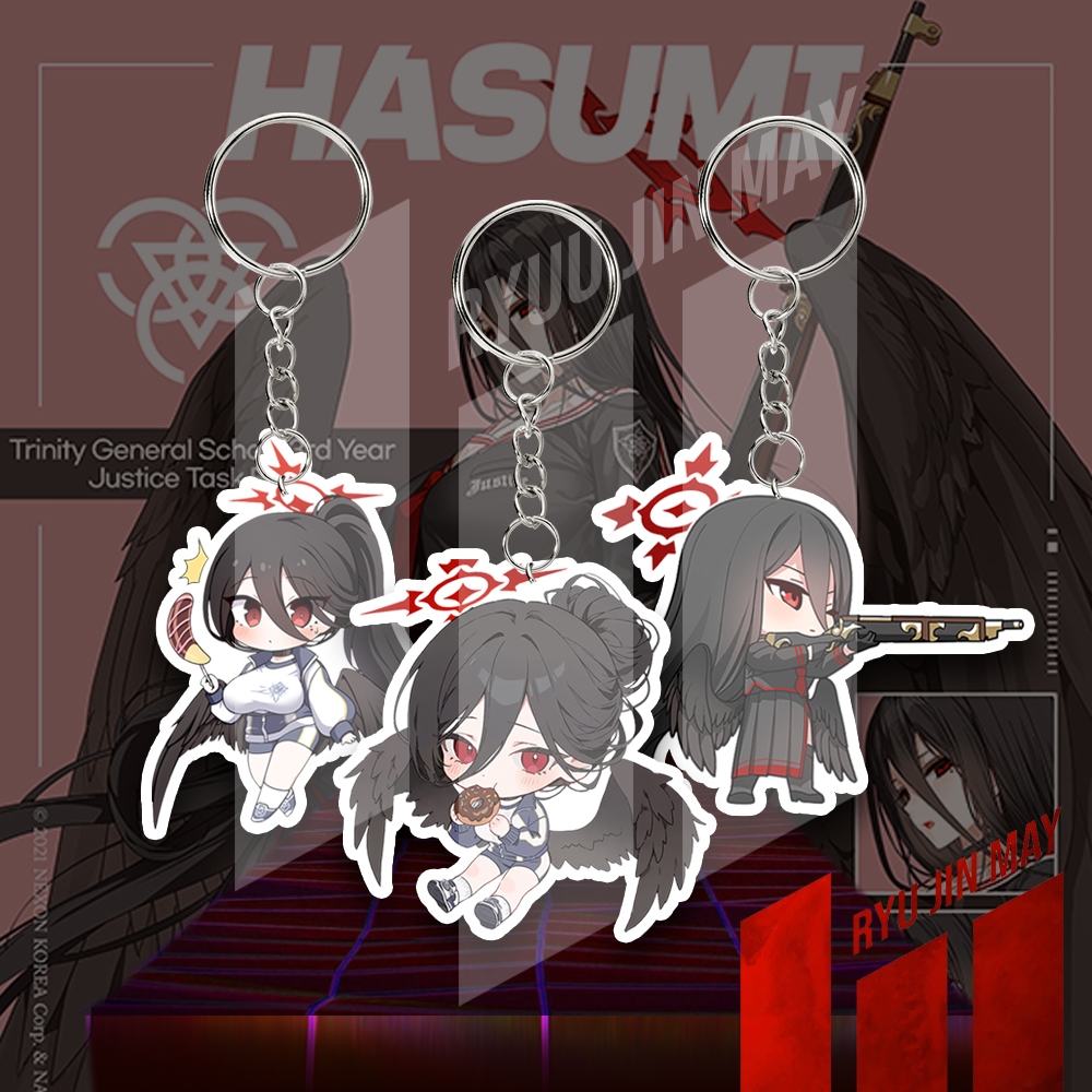 Gantungan Kunci / Keychain / Gantungan HP - Blue Archive - Hanekawa Hasumi