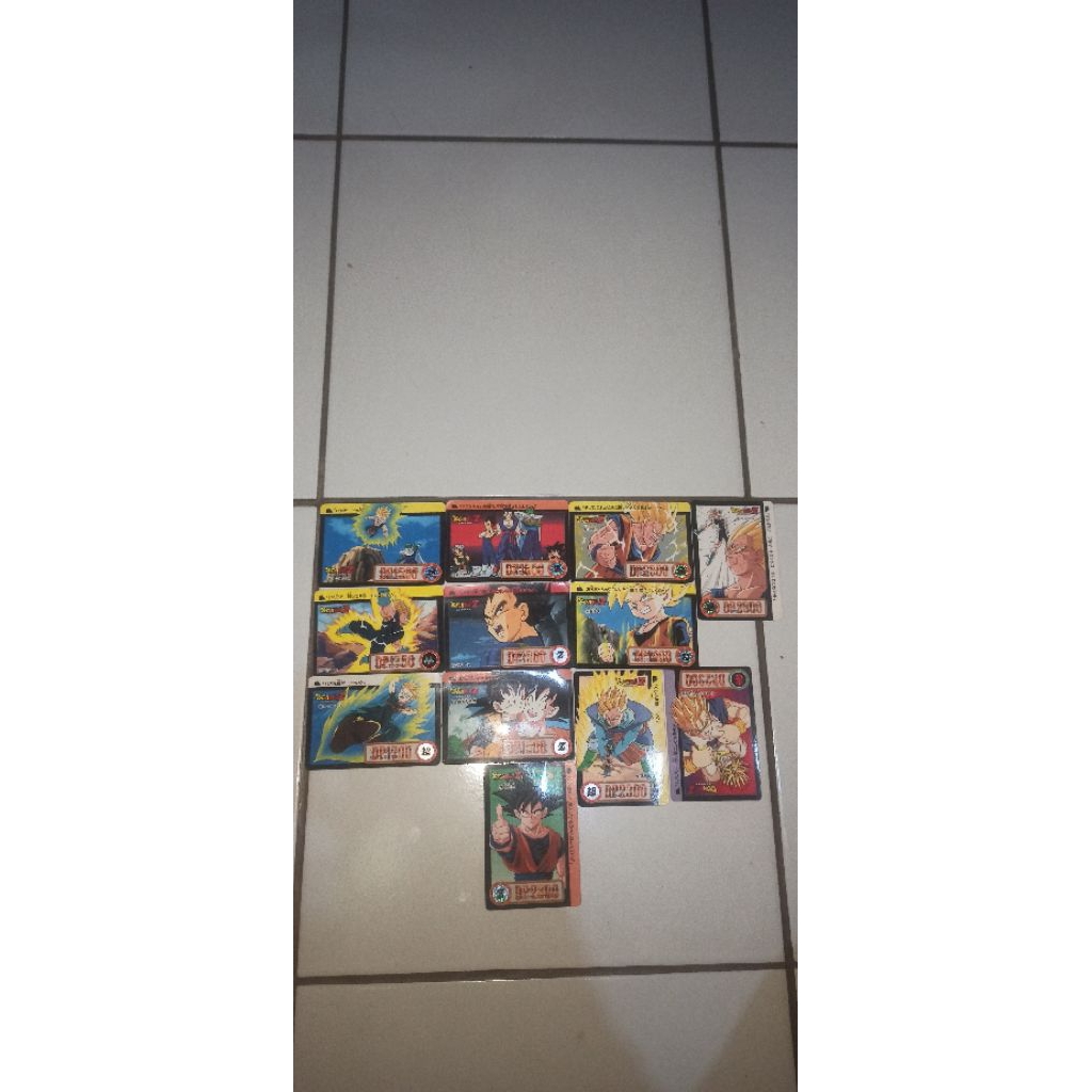 kartu dragon ball Bandai vintage