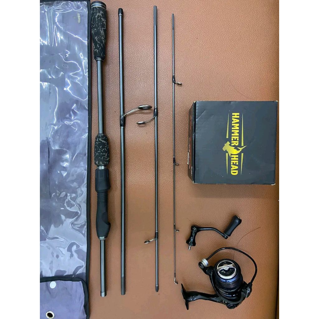 set joran spinning travel rod