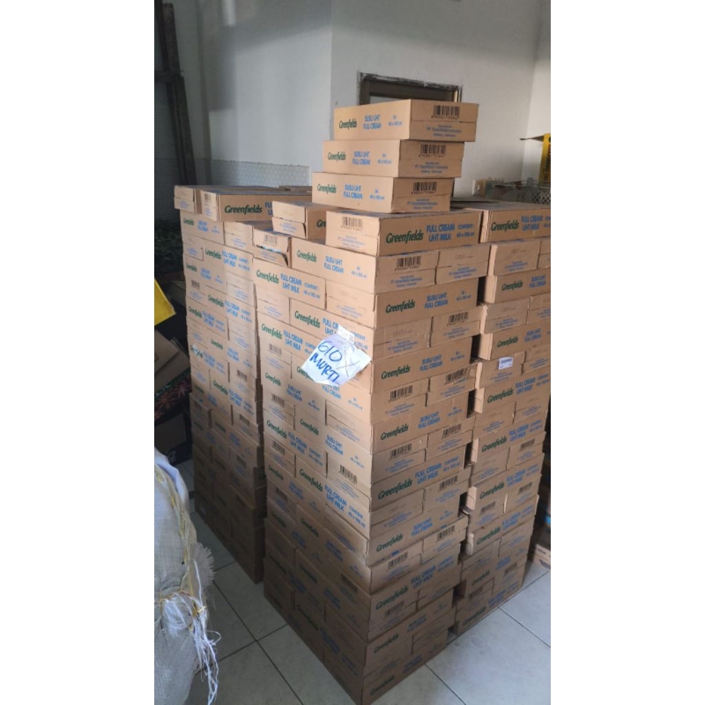Susu Greenfields 1dus isi 40 fullcream