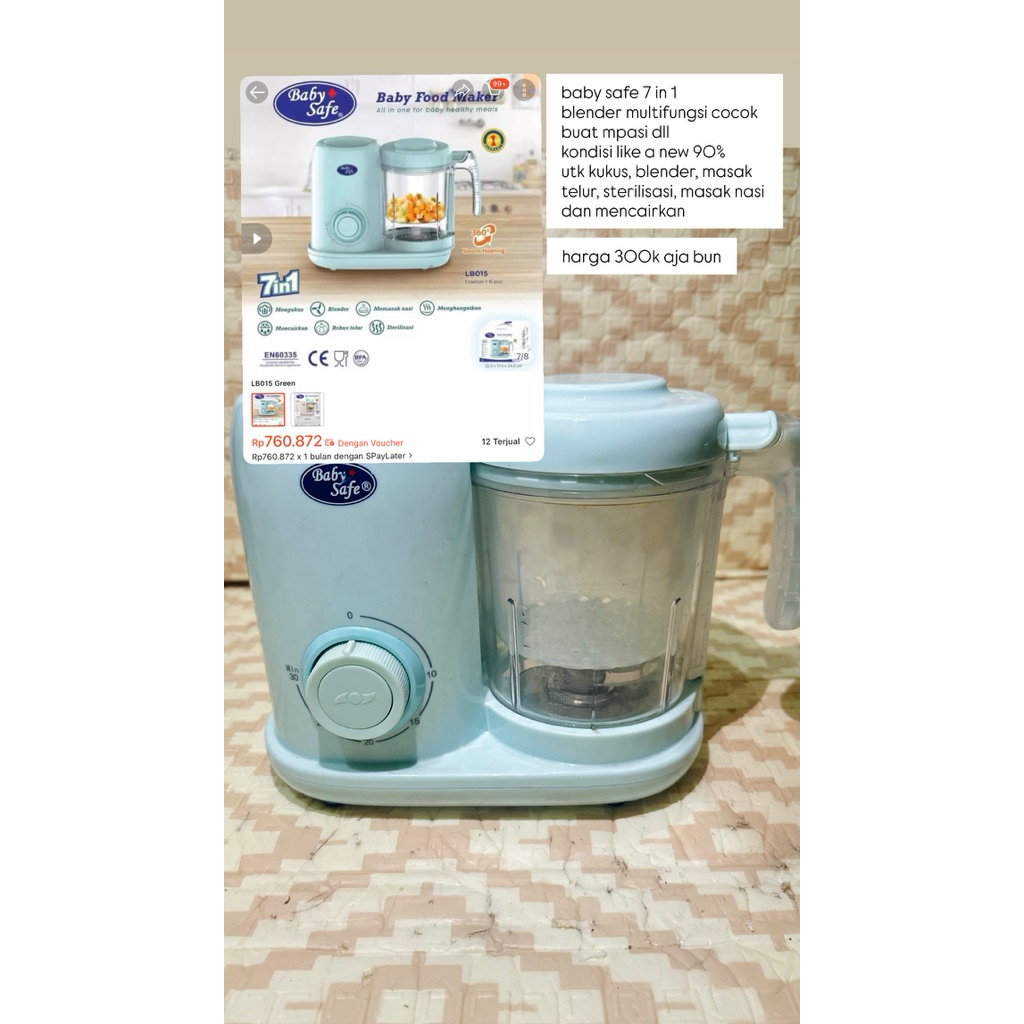 blender 7 in 1 baby safe