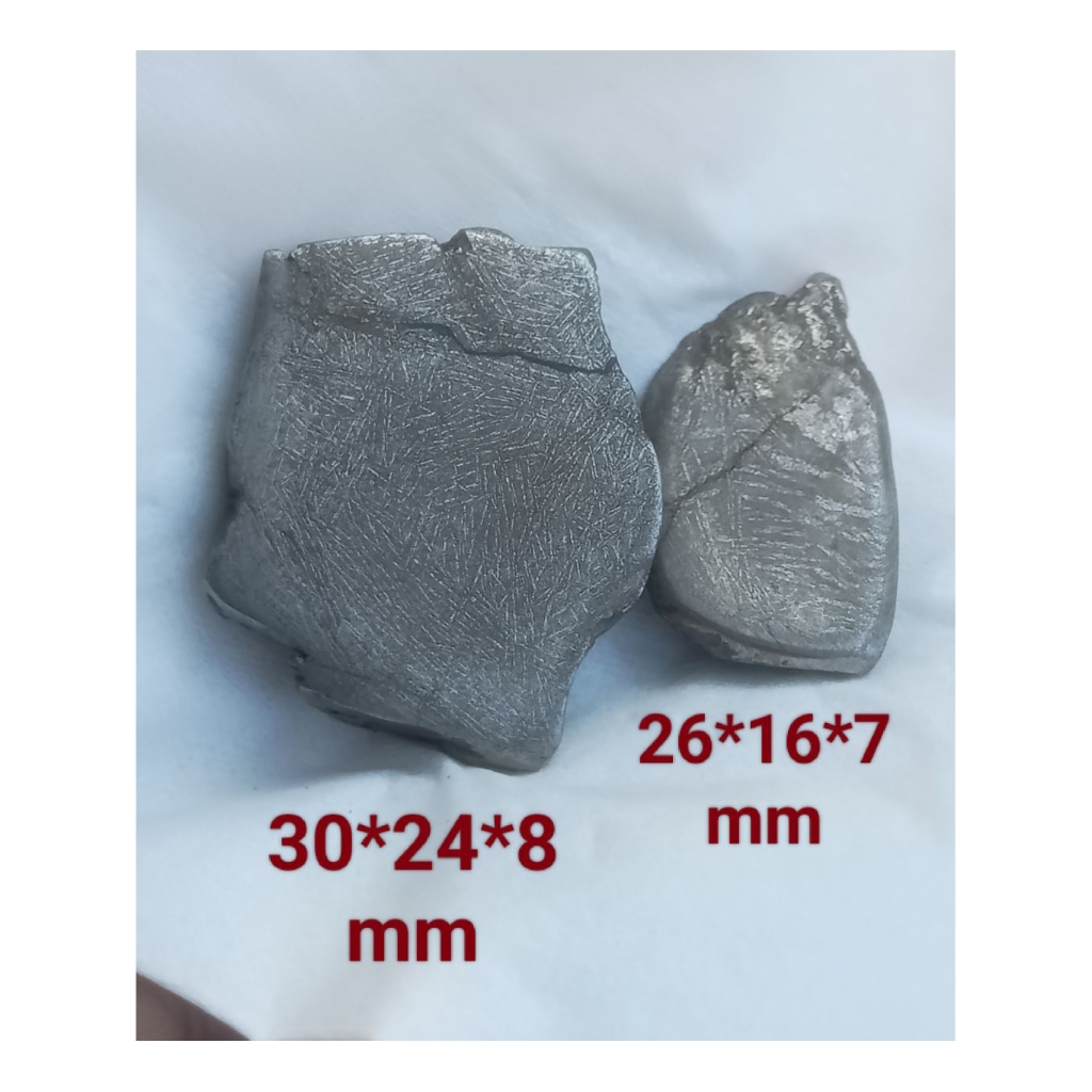 2 pcs unik antik specimen, iron meteorite meteor batu besi Aji