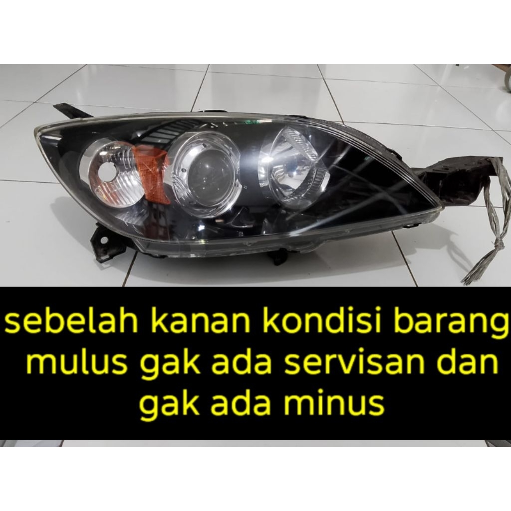 headlamp lampu depan mazda 3 2005 2006 2007 original