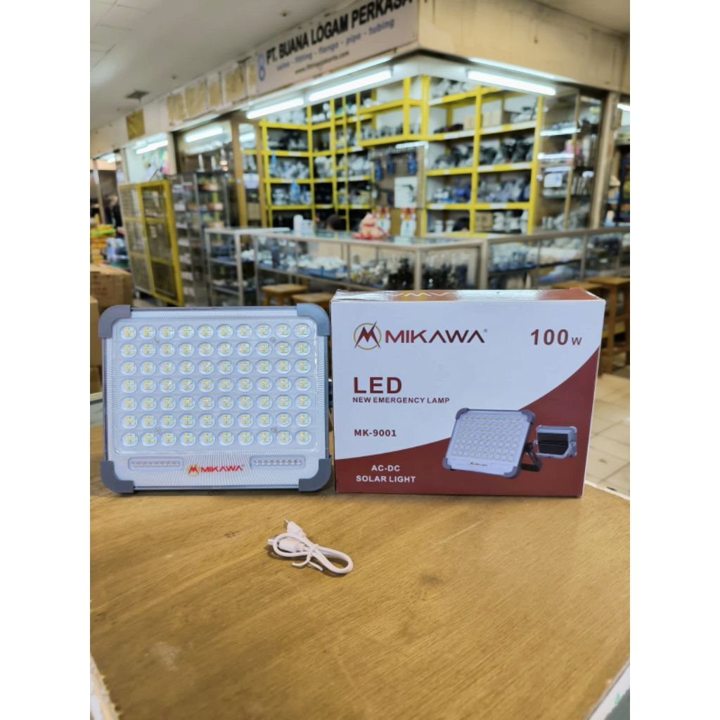 Emergency lamp 100watt AC-DC Solar Light Emergency flood light Emergency Solar