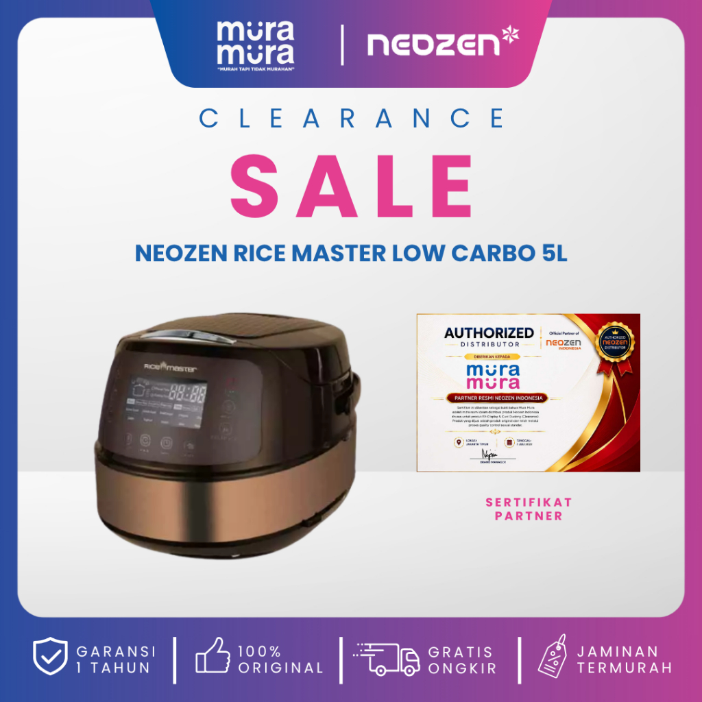 Clearance Sale Rice Cooker Low Carbo (Rice Cooker Digital) - Neozen Rice Master Low Carbo Rice Cooke