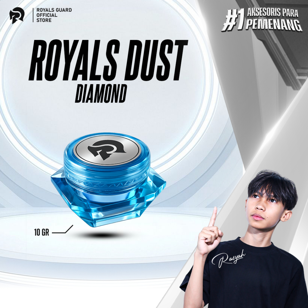 ROYALS DUST DIAMOND Bedak Gaming Royals Guard Pubg, Mobile Legends, Free Fire Royals Dust Ukuran Min