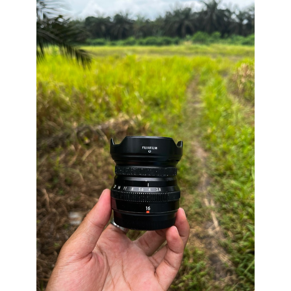 Lensa 16mm for fuji
