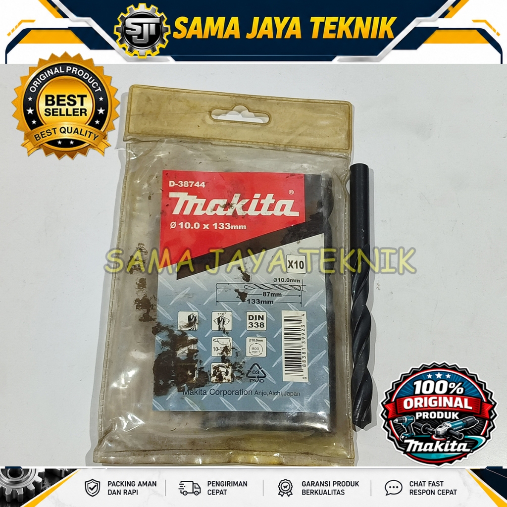 MATA BOR BESI KAYU MAKITA 10MM MAKITA