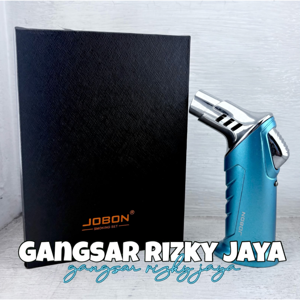 (JOBON) Korek Api Bara Stand Single Jet Flame Lighter with Lock JOBON ZB313A