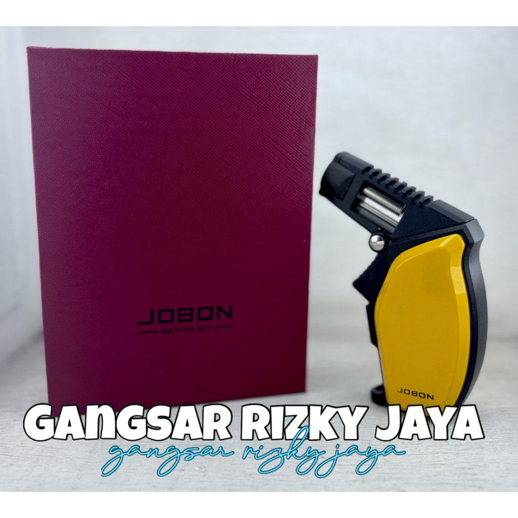 (JOBON) Korek Api Lighter Bara Jet Las Torch Windproof Premium Jobon Single mancis korek api