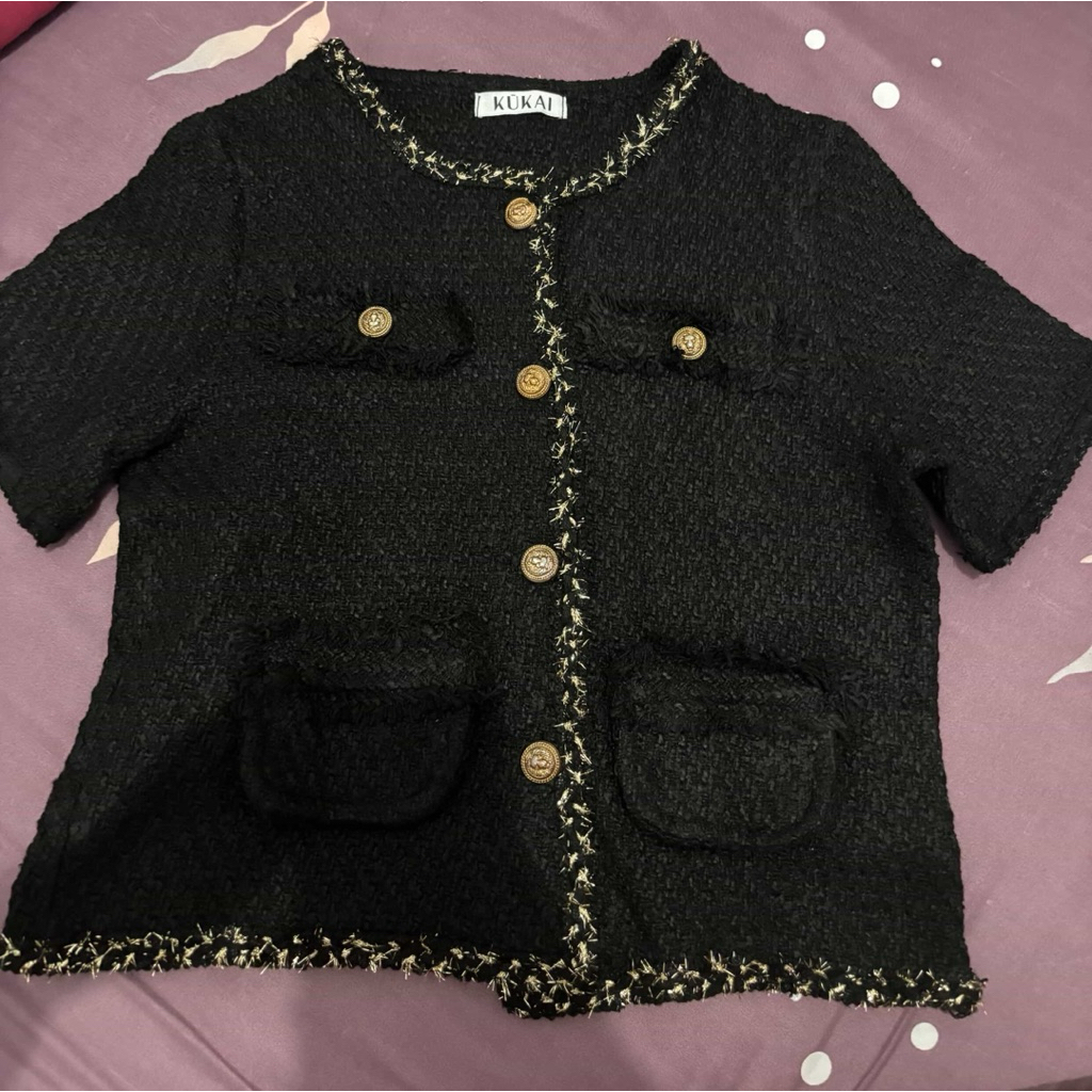Atasan Kukai / Kukai tweed / atasan wanita